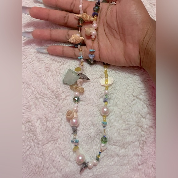 Handmade Waist bead, Anklet, & Bracelet Set - Picture 3 of 3